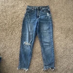 Highest rise mom Jean American eagle.